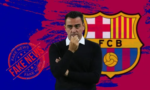 Xavi, Barcelona, Fake News, 2022/23
