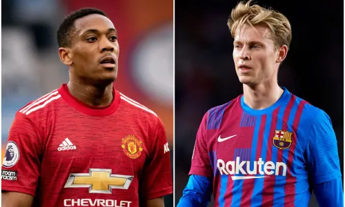 Anthony Martial and Frenkie de Jong