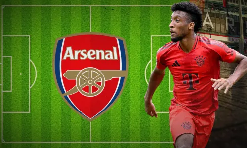 Line-up Coman Arsenal