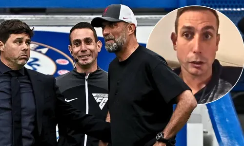 Mauricio Pochettino, David Coote, Jurgen Klopp