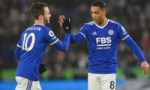 Youri Tielemans, James Maddison, Leicester City, 2022-23