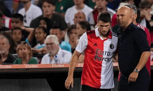 Santiago Giménez, Arne Slot, Feyenoord