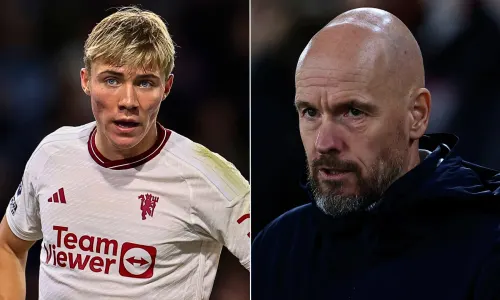 Rasmus Hojlund, Erik ten Hag, Man Utd, 2023/24