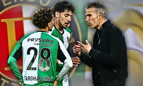 Jakub Moder, Oussama Targhalline, Robin van Persie, Feyenoord, Italië