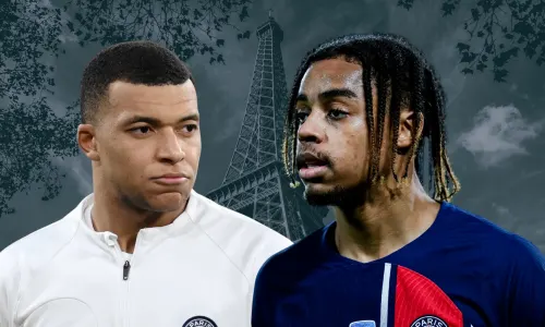 Kylian Mbappe, Bradley Barcola, PSG, 2023/24