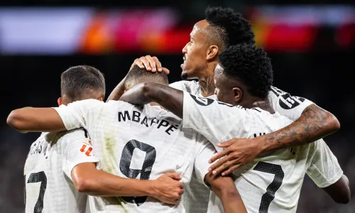 Éder Militão, Vinícius Júnior, Kylian Mbappé, Real Madrid