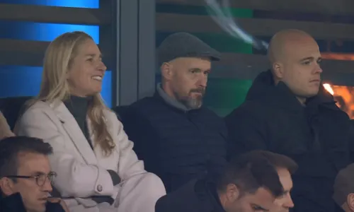 Erik ten Hag, former Man Utd manager, watches Heracles vs NAC Bread