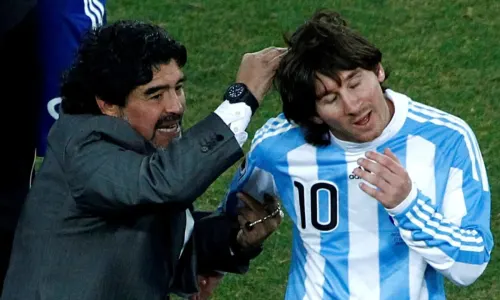 Lionel Messi, Diego Maradona