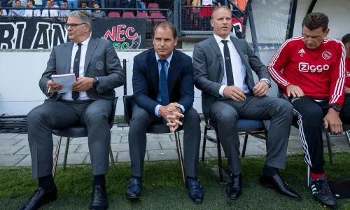 Frank de Boer, Hennie Spijkerman, Dennis Bergkamp, Ajax