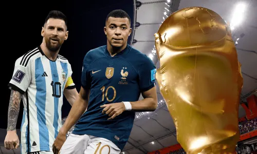 Messi and Mbappe/World Cup