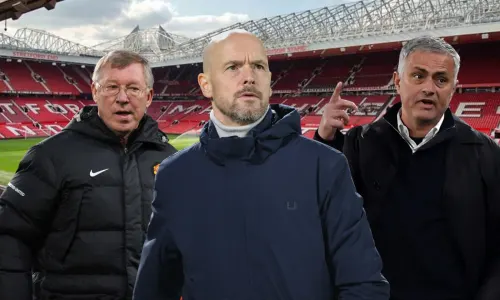 Erik ten Hag, Sir Alex Ferguson, Jose Mourinho, Man Utd, 2022/23