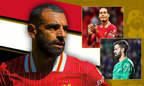 Mohamed Salah, Virgil van Dijk, Alisson, Liverpool, 2024/25