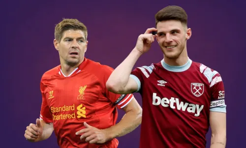 Steven Gerrard, Declan Rice, Liverpool, West Ham