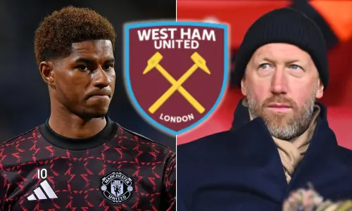 Marcus Rashford, Graham Potter, West Ham, 2024/25