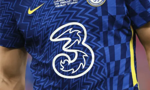 Chelsea shirt sponsor Three