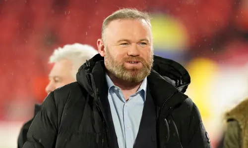 Wayne Rooney working as a pundit for the BBC, 2024