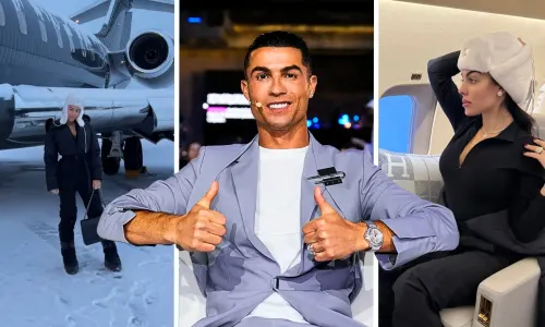 Cristiano Ronaldo, Georgina Rodriguez, Private Jet