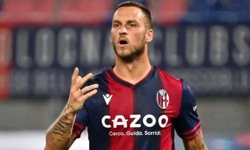 Marko Arnautovic in action for Bologna