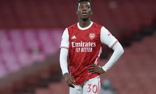 Arsenal striker Eddie Nketiah