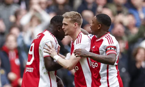 Kenneth Taylor, Brian Brobbey, Steven Bergwijn, Ajax