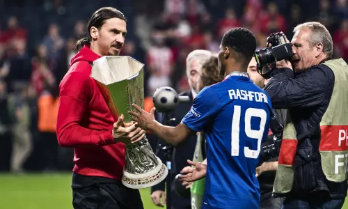 Zlatan Ibrahimovic, Marcus Rashford, Man Utd