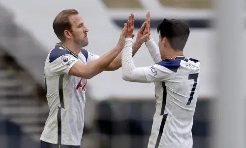 Harry Kane and Heung-min Son