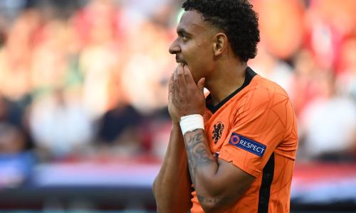Donyell Malen featured for Netherlands at Euro 2020