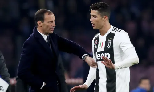 Max Allegri and Cristiano Ronaldo, Juventus