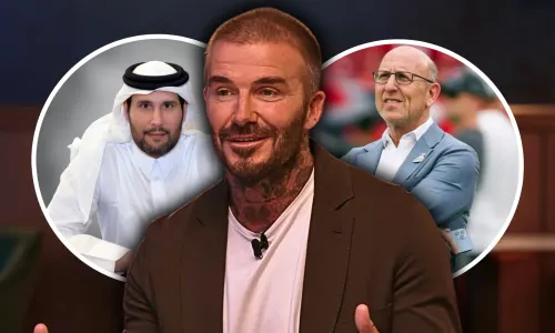David Beckham, Sheikh Jassim, Joel Glazers, the Glazers