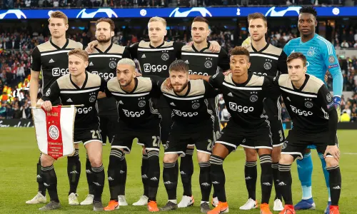 Ajax Amsterdam, Team, De Ligt, Van de Beek, Ziyech, De Jong, Neres, Onana