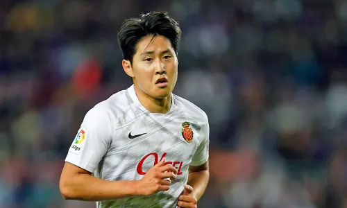 Lee Kang-in in action for Real Mallorca.