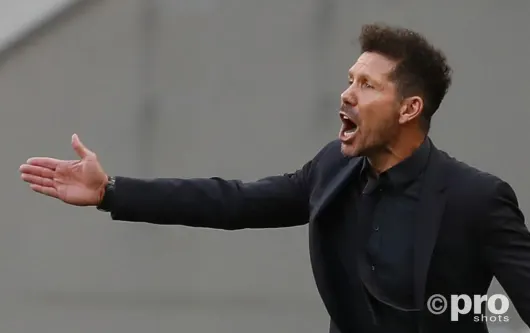 Atletico Madrid head coach Diego Simeone