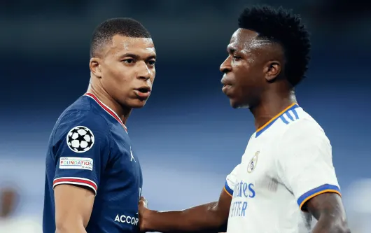 Kylian Mbappe PSG Vinicius Junior Real Madrid