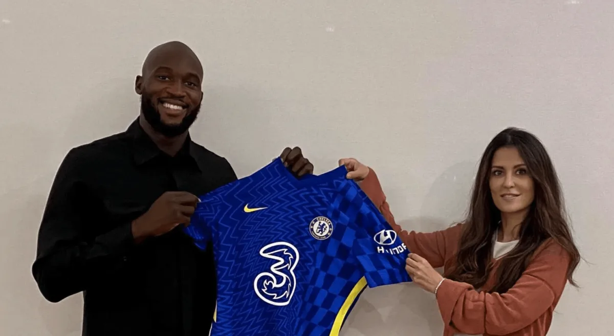 New Chelsea signing Romelu Lukaku