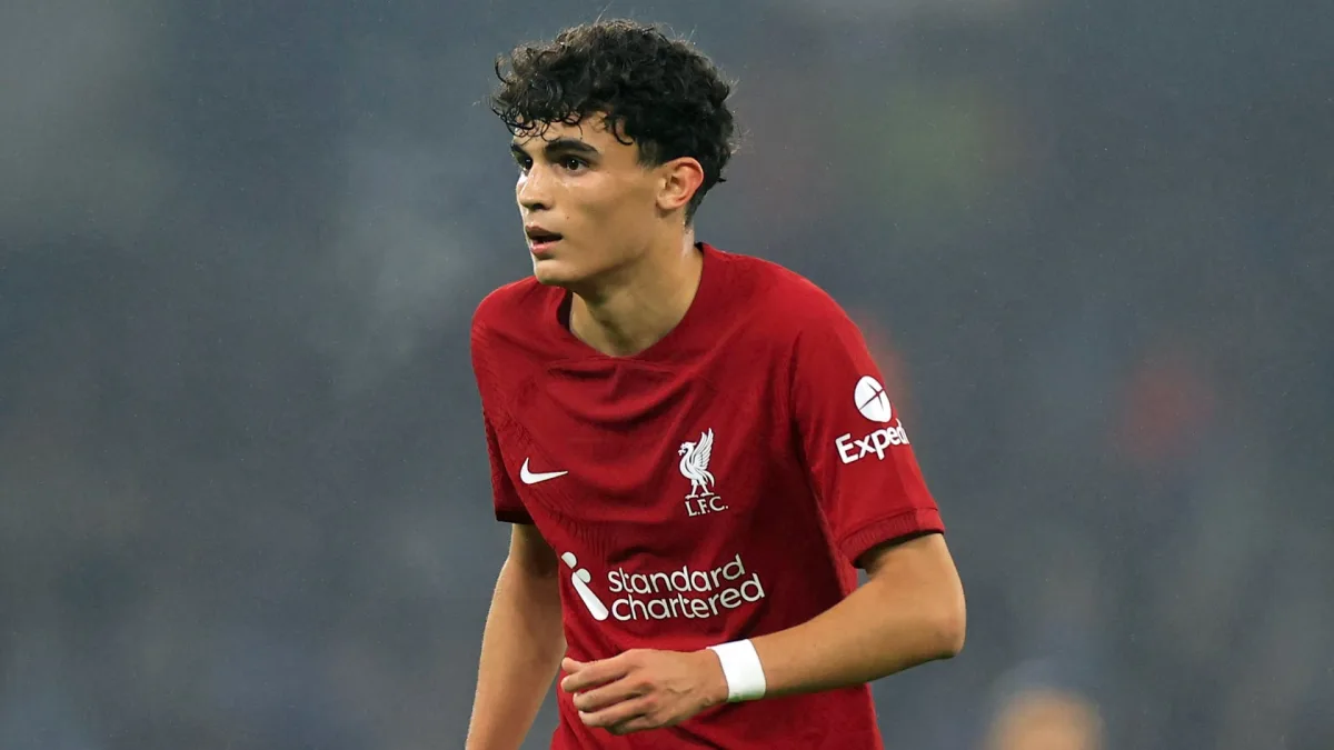 Liverpool youngster Stefan Bajcetic