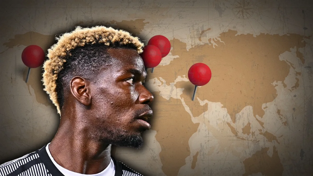 Paul Pogba destinations