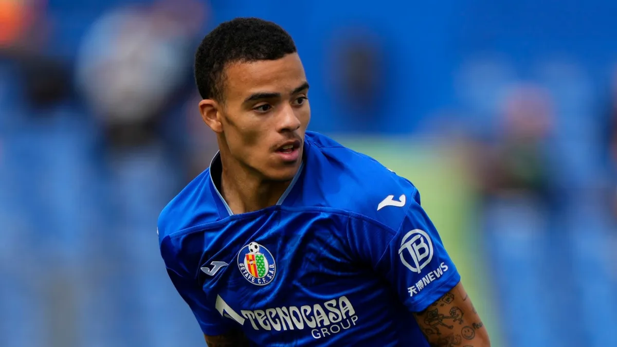 Getafe's on-loan Manchester United striker Mason Greenwood