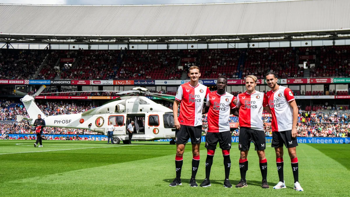 Thomas Beelen, Thomas van den Belt, Ramiz Zerrouki, Yankuba Minteh, Feyenoord