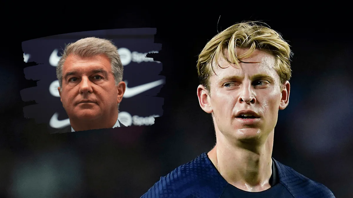 Frenkie de Jong, Joan Laporta, 2022/23