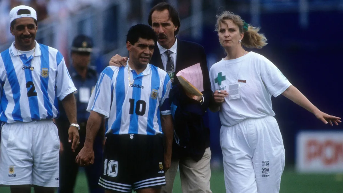 Diego Maradona, 1994, doping
