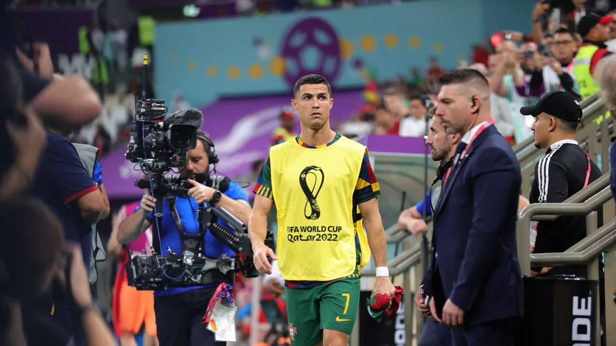 Ronaldo was benched for Portugal against Switzerland.