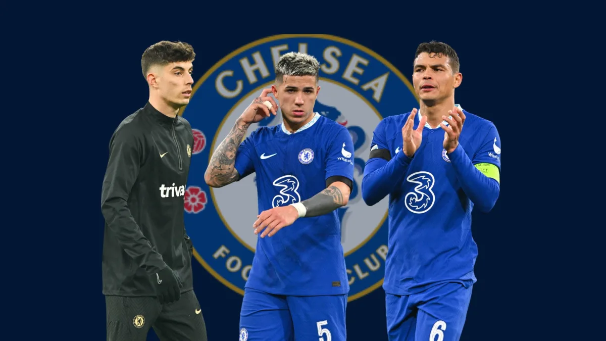 Kai Havertz, Enzo Fernandez, Thiago Silva, Chelsea, 2022/23