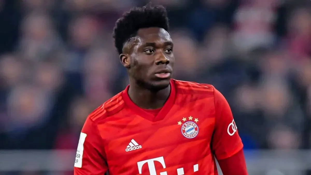 Bayern Munich left-back Alphonso Davies.