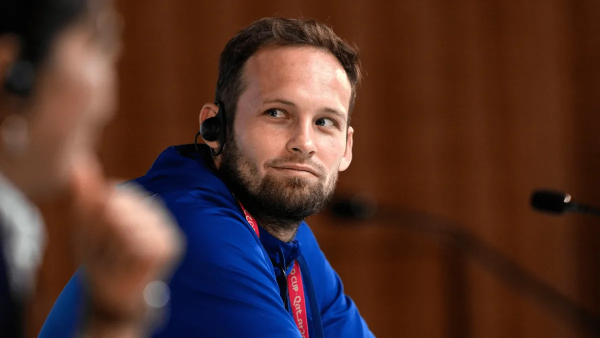 Daley Blind press conference World Cup 2022
