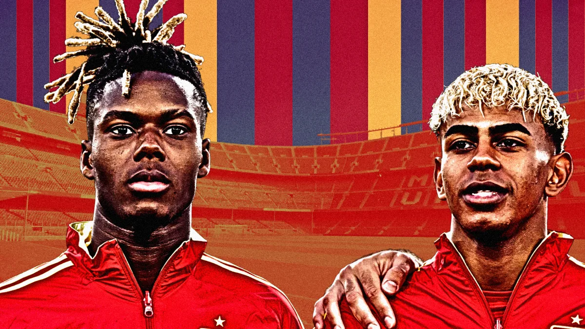 Nico Williams, Lamine Yamal, Barcelona
