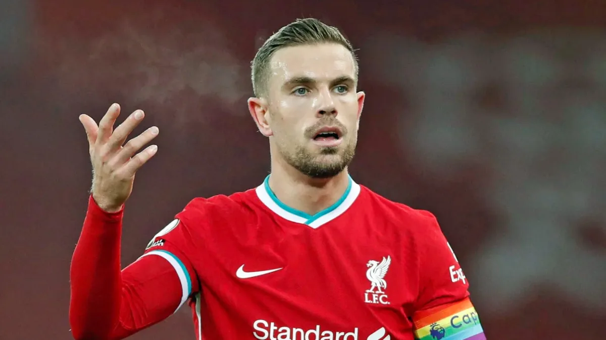 Liverpool captain Jordan Henderson.