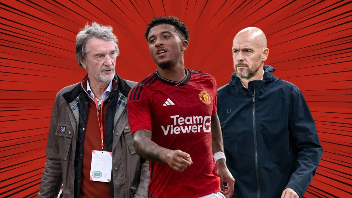 Sir Jim Ratcliffe, Jadon Sancho, Erik ten Hag, 2023/24