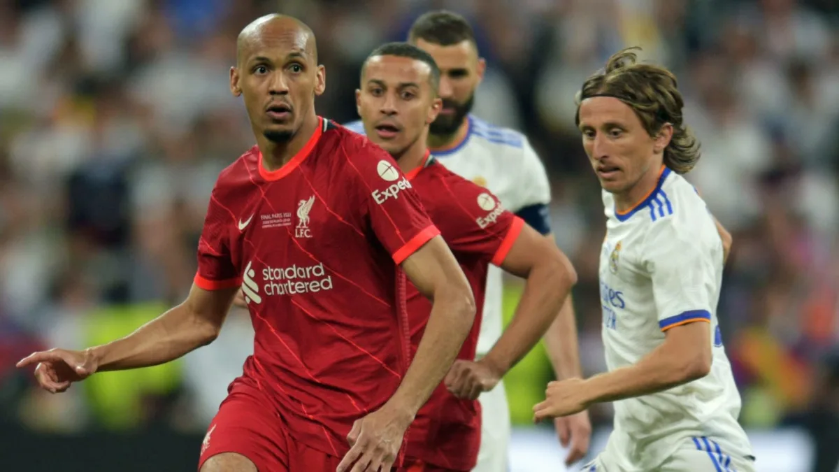 Fabinho in action against Real Madrid