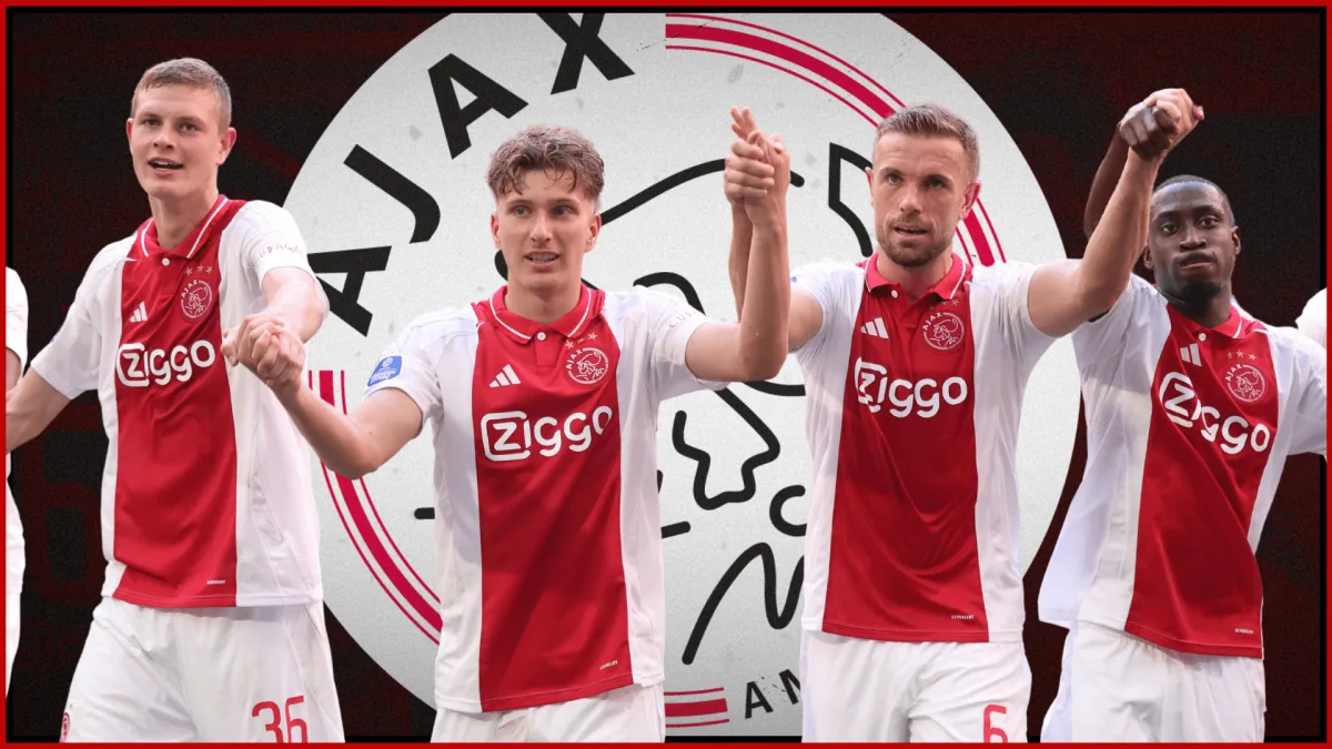 Dies Janse, Mika Godt, Jordan Henderson, Carlos Forbs, Ajax