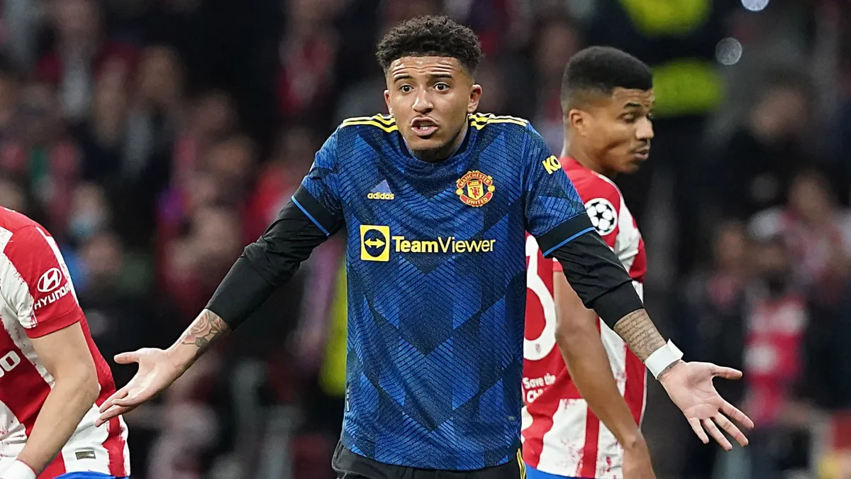 Jadon Sancho. Manchester United, 2021/22